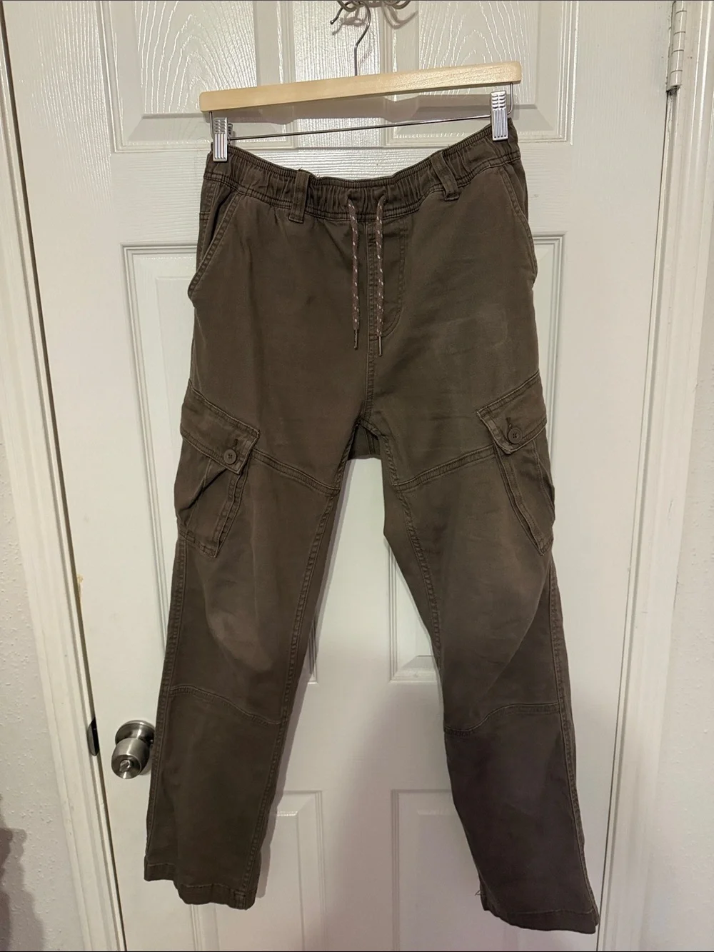 Brooklyn Cloth Brown Drawstring Cargo Pants
